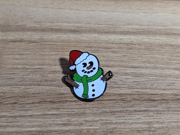 EPHSNX235-SNOWMANPIN Christmas Snowman Pin